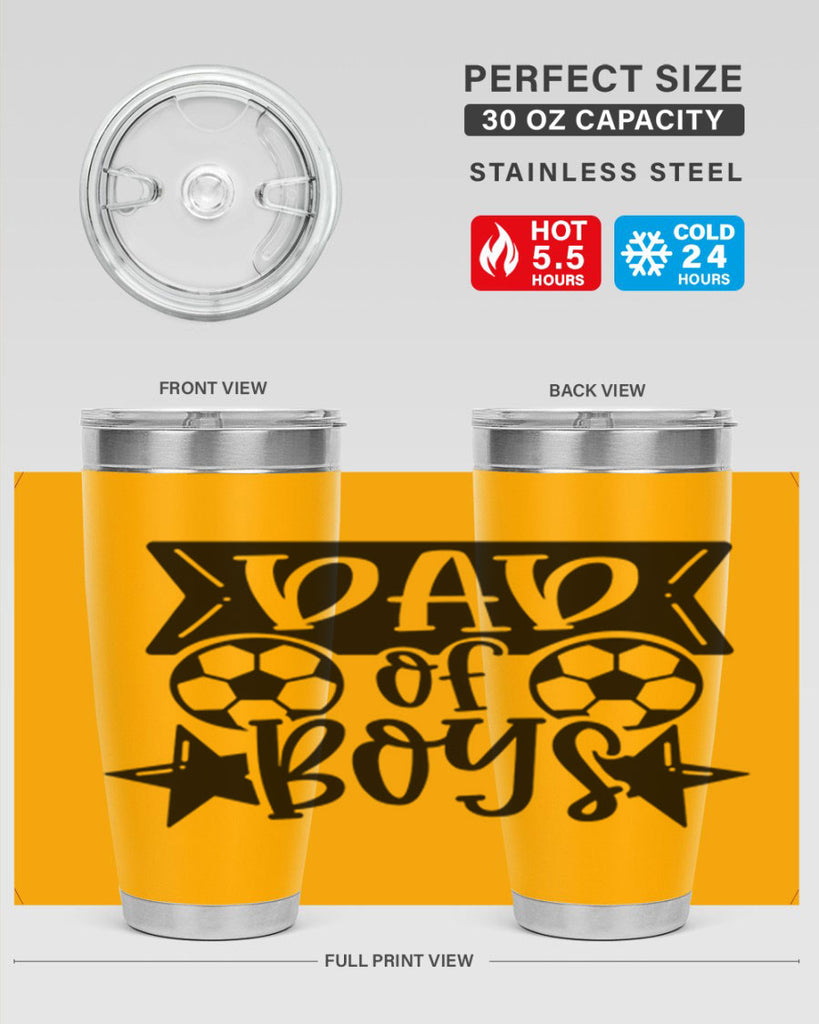dad of boy 61#- fathers day- Tumbler