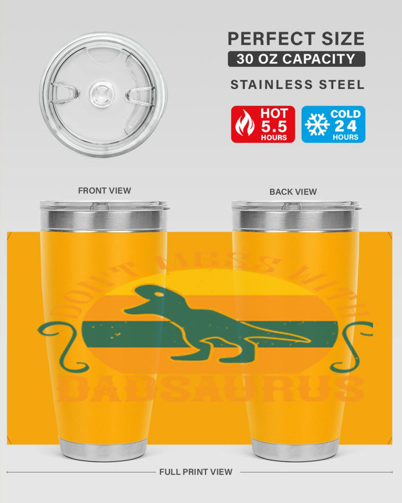 dont mess with dadsaurus 225#- fathers day- Tumbler