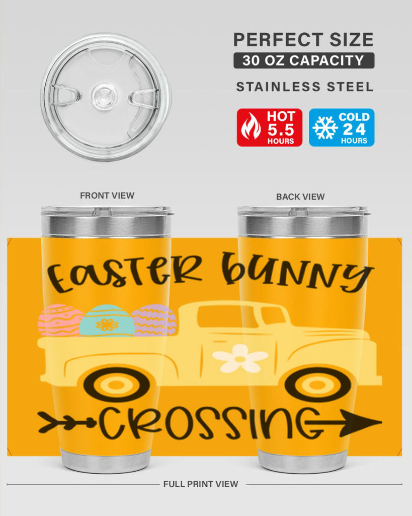 easter bunny crossing 59#- easter- Tumbler