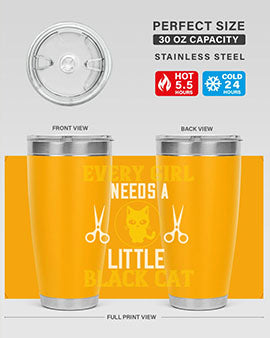 every girl needs alittle black cats Style 48#- cat- Tumbler