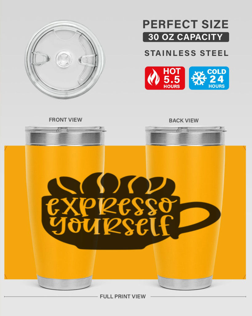 expresso yourself 56#- wine- Tumbler