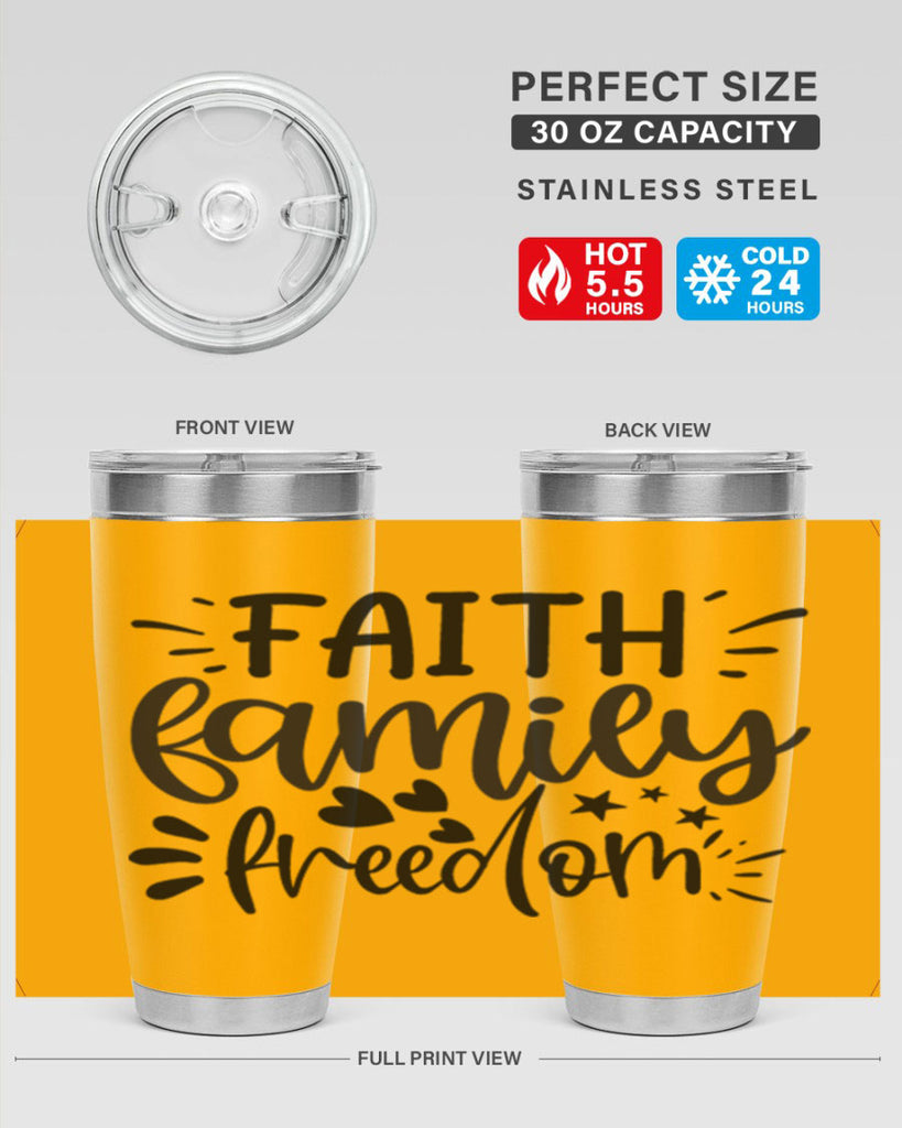 faith family freedom 43#- family- Tumbler