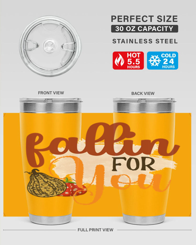 fallin for you 167#- fall- Tumbler