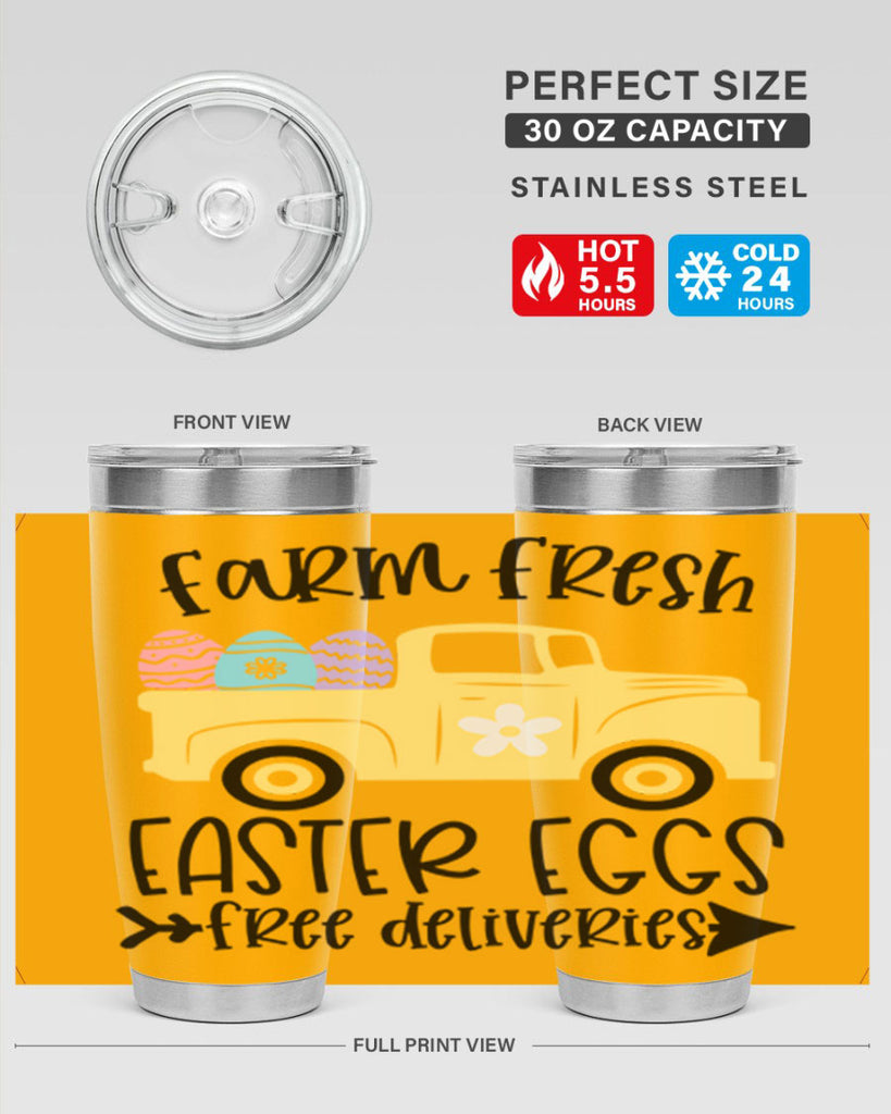 farm fresh easter eggs 46#- easter- Tumbler