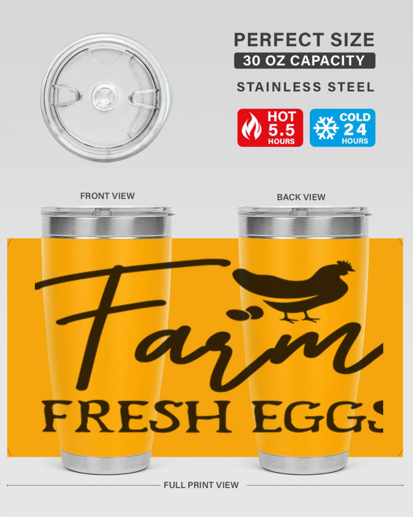 farm fresh eggs design 104#- kitchen- Tumbler