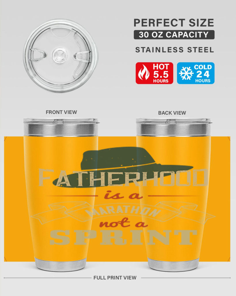 fatherhood is a marathon 227#- fathers day- Tumbler