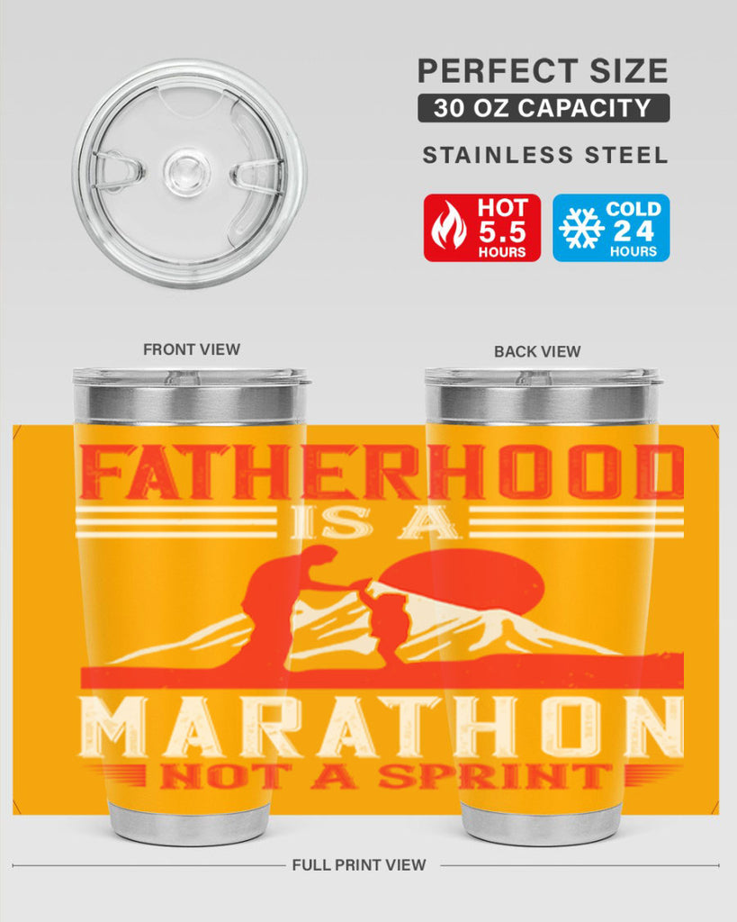 fatherhood is a marathon not a sprint 261#- fathers day- Tumbler