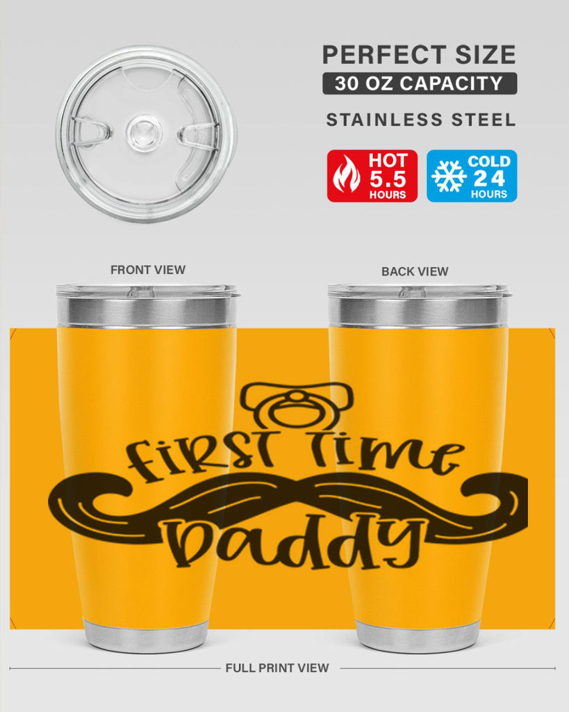 first time daddy 51#- fathers day- Tumbler