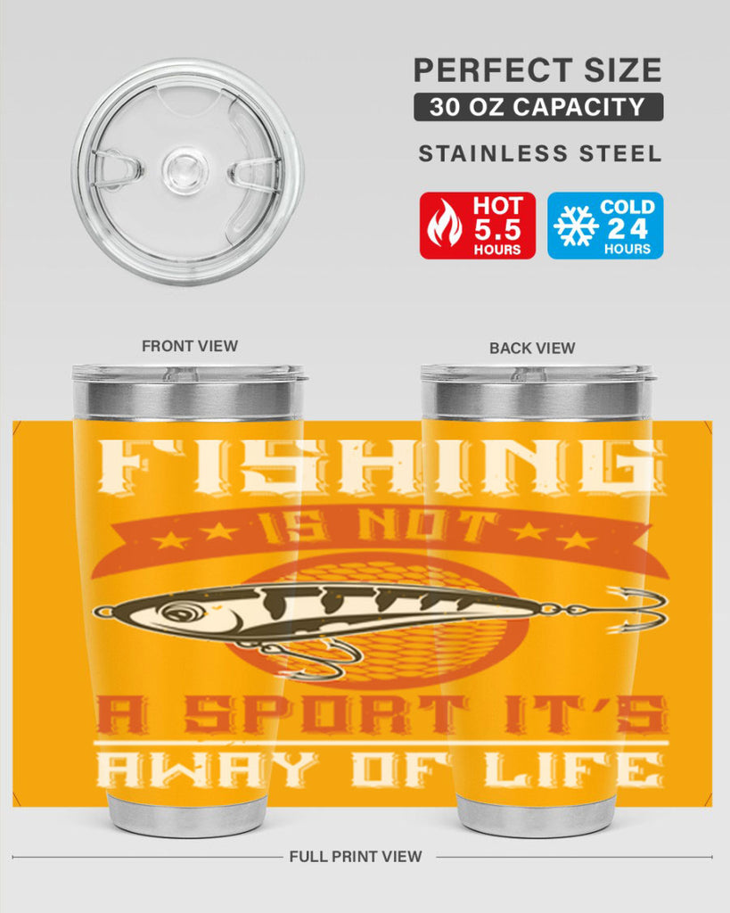 fishing is not a sport it’s away of life 273#- fishing- Tumbler