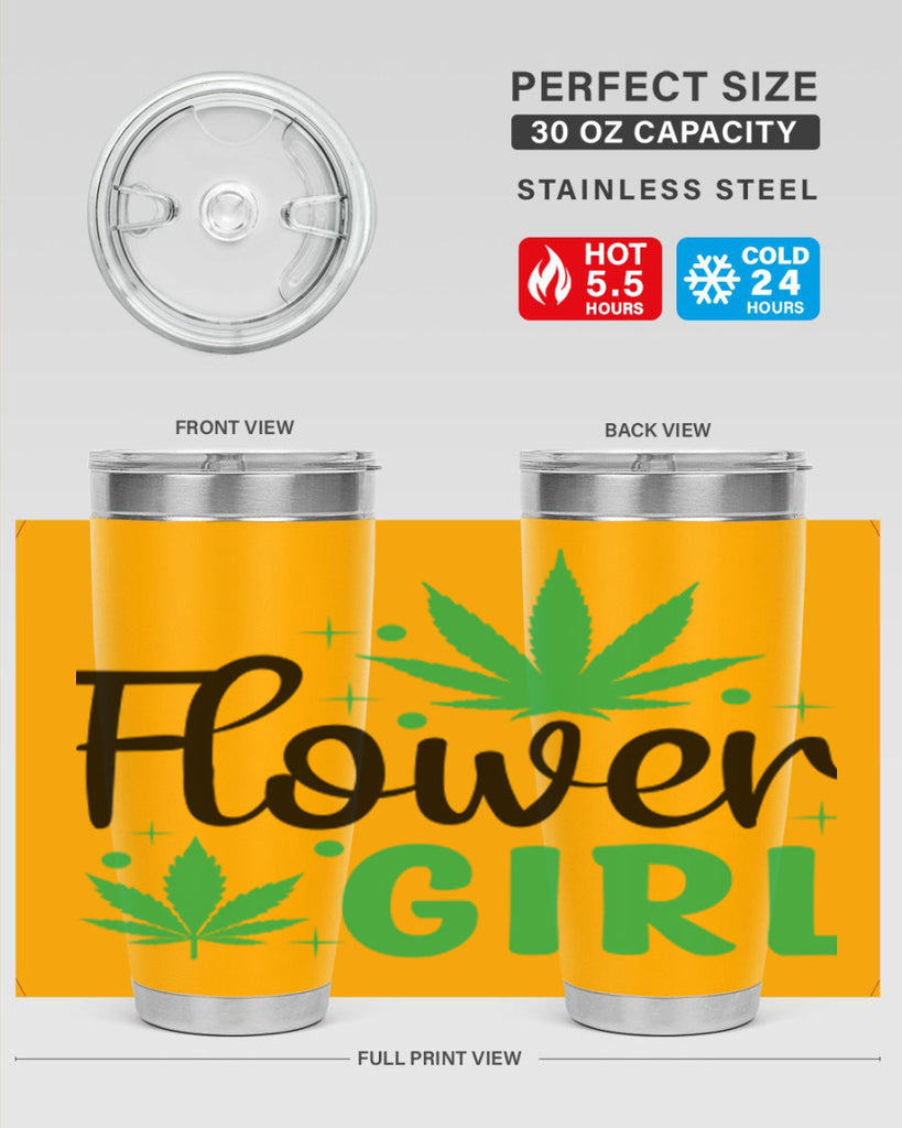 flower girl 83#- marijuana- Tumbler