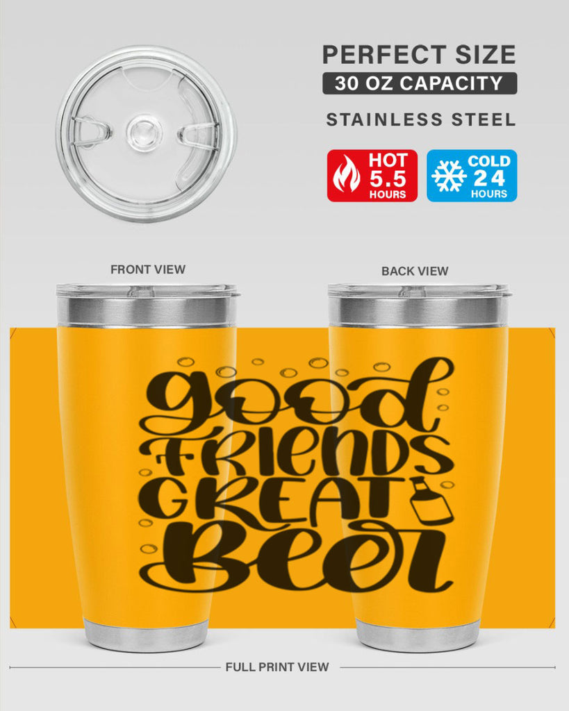 good friends great beer 38#- beer- Tumbler