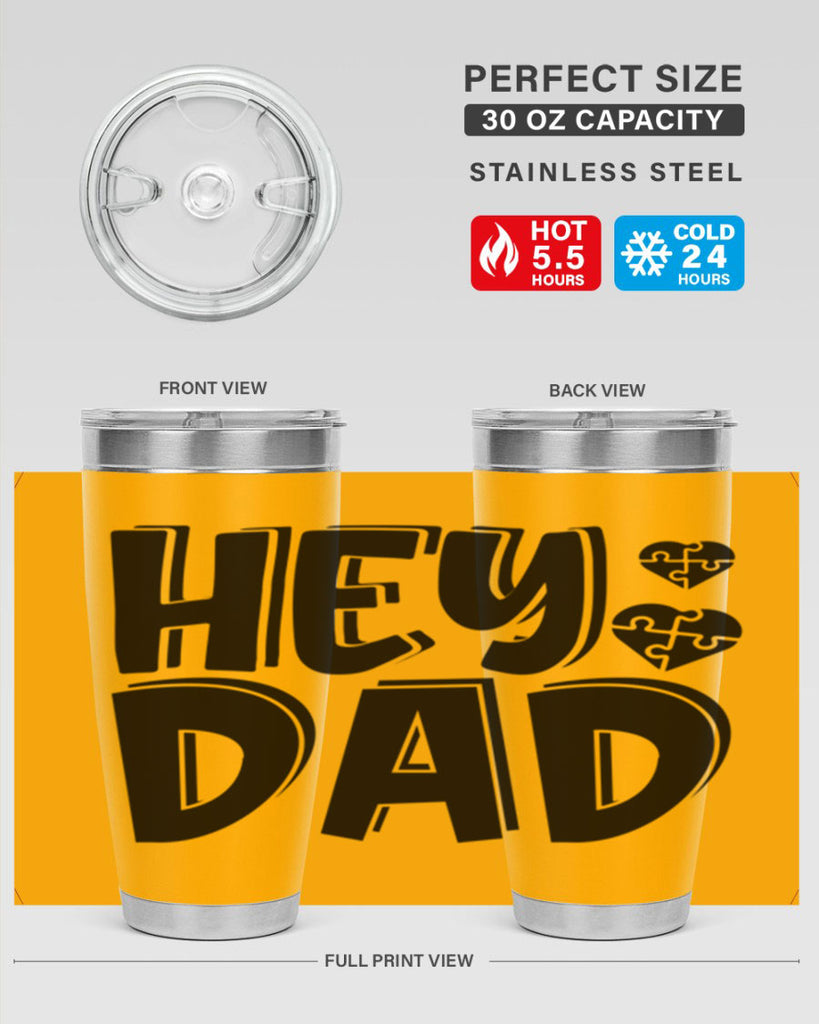 hey dad 9#- dad- Tumbler