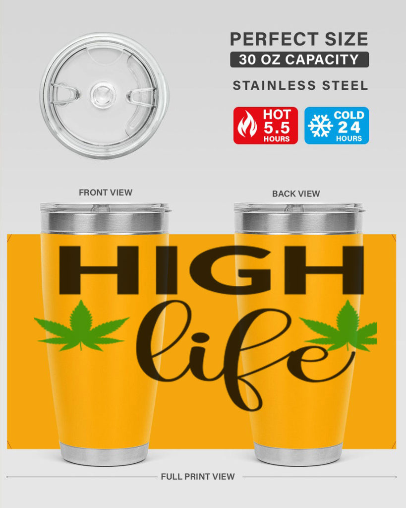 high life 117#- marijuana- Tumbler