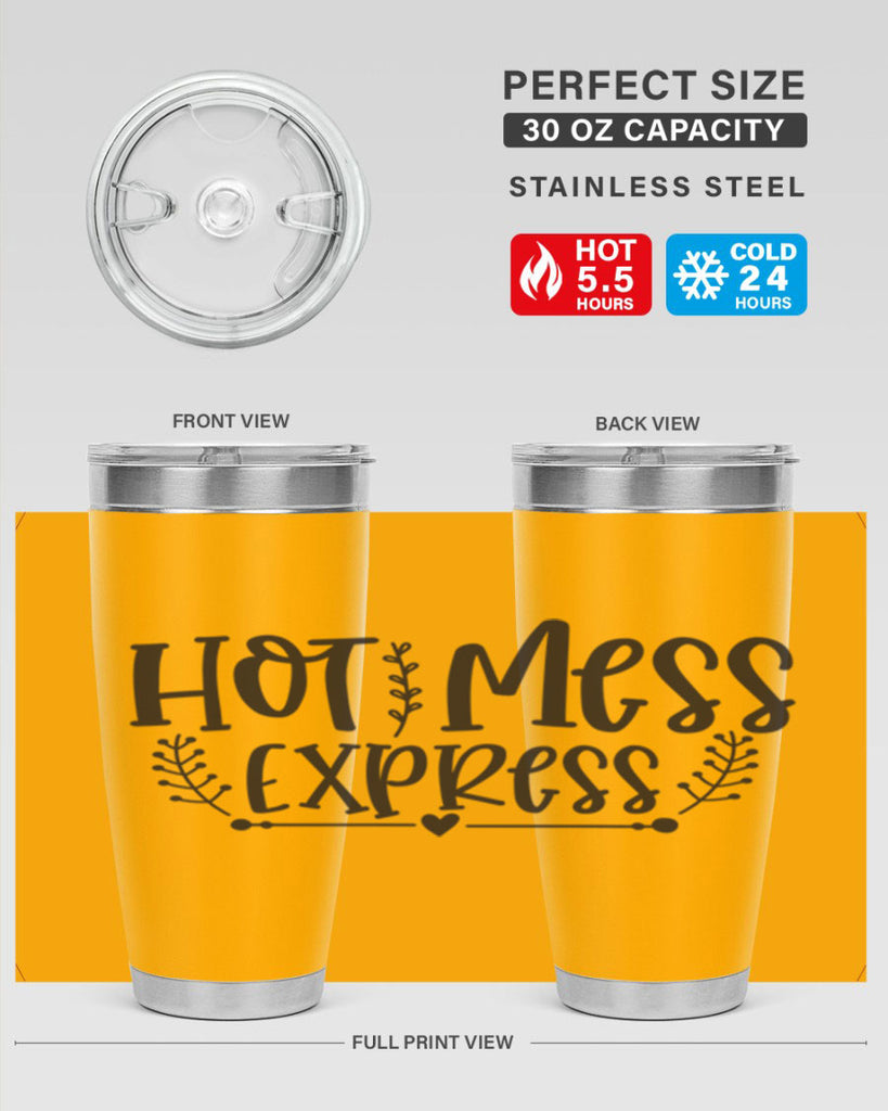 hot mess express 405#- mom- Tumbler