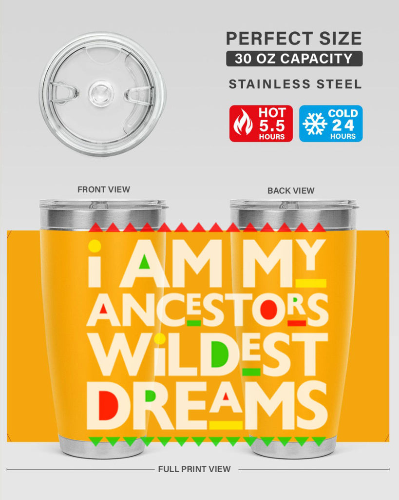 i am my  ancestors wildest dreams 115#- black words phrases- Cotton Tank