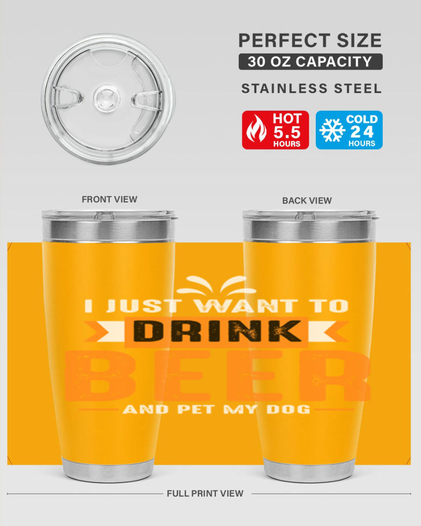 i just want drink beer 151#- beer- Tumbler