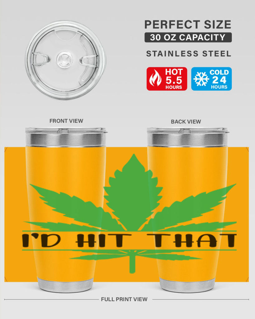 id hit that weed 143#- marijuana- Tumbler