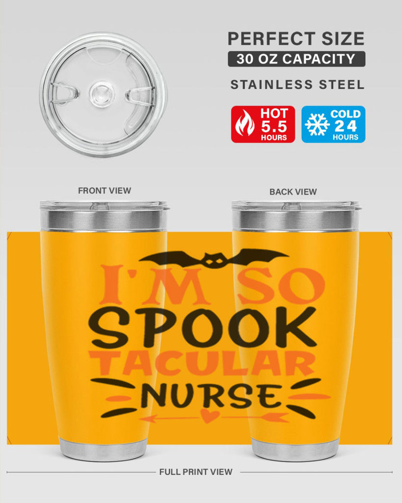 im so spooktacular nurse 111#- halloween- Tumbler