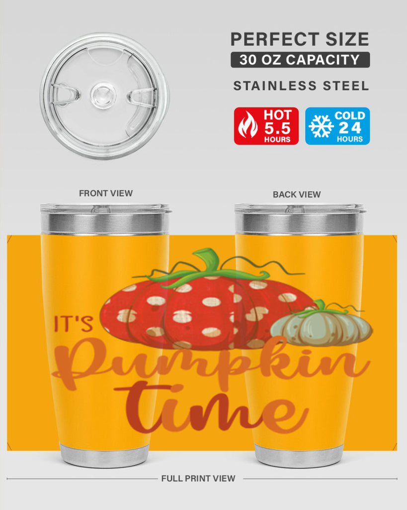 it s pumpkin time 368#- fall- Tumbler