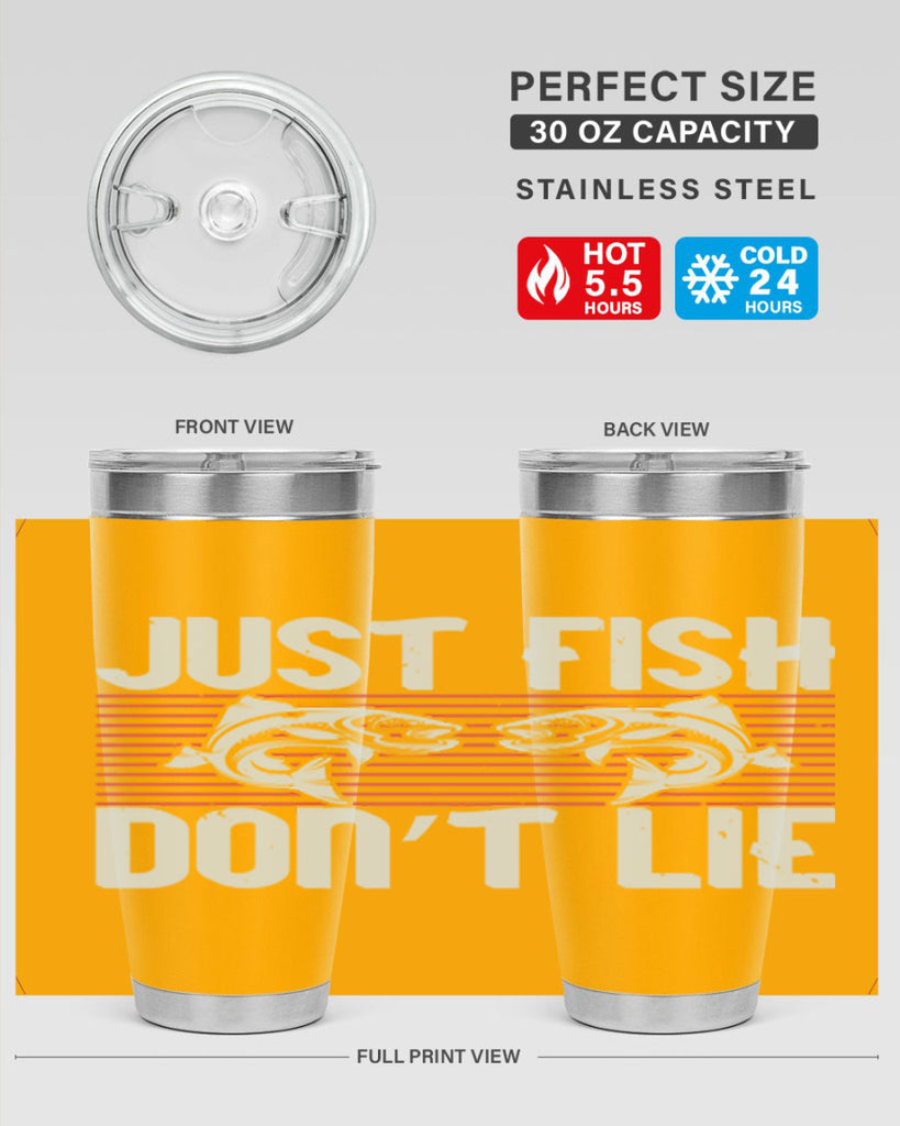 just fish don’t lie 249#- fishing- Tumbler