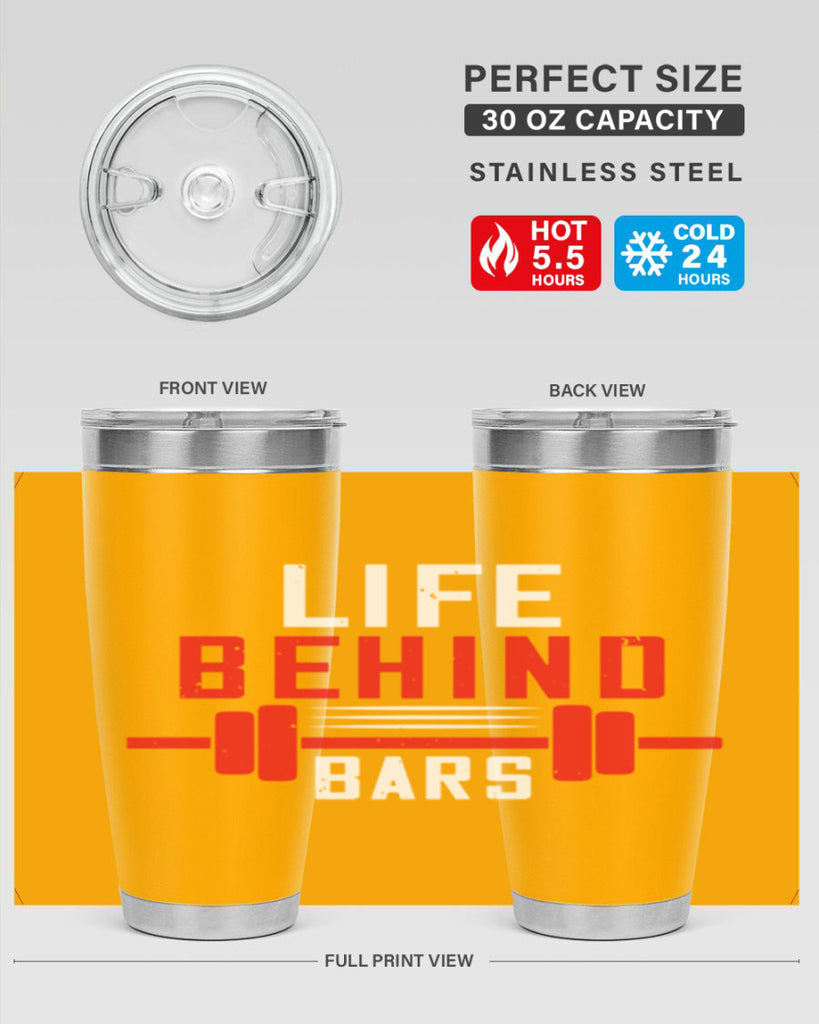 life behind bars 85#- gym- Tumbler