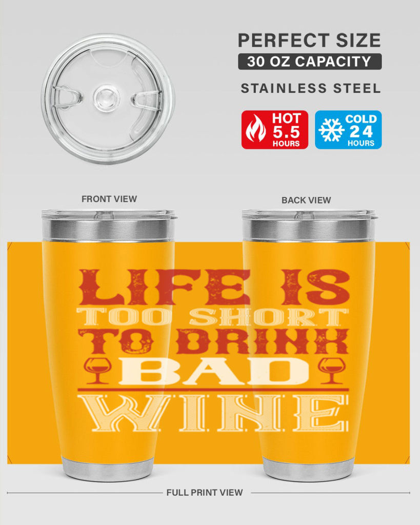 life is too short 71#- wine- Tumbler