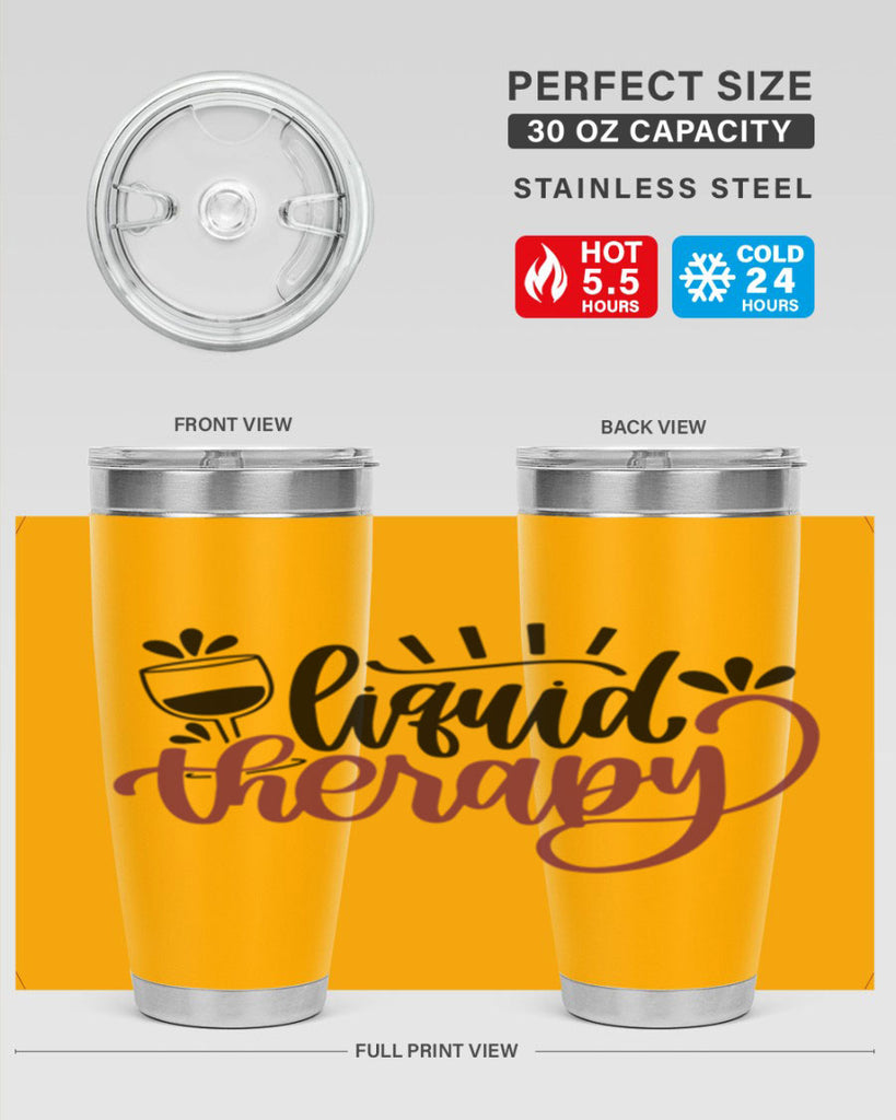 liquid therapy 44#- wine- Tumbler