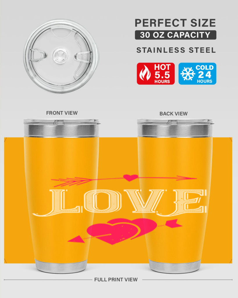 love 41#- valentines day- Tumbler