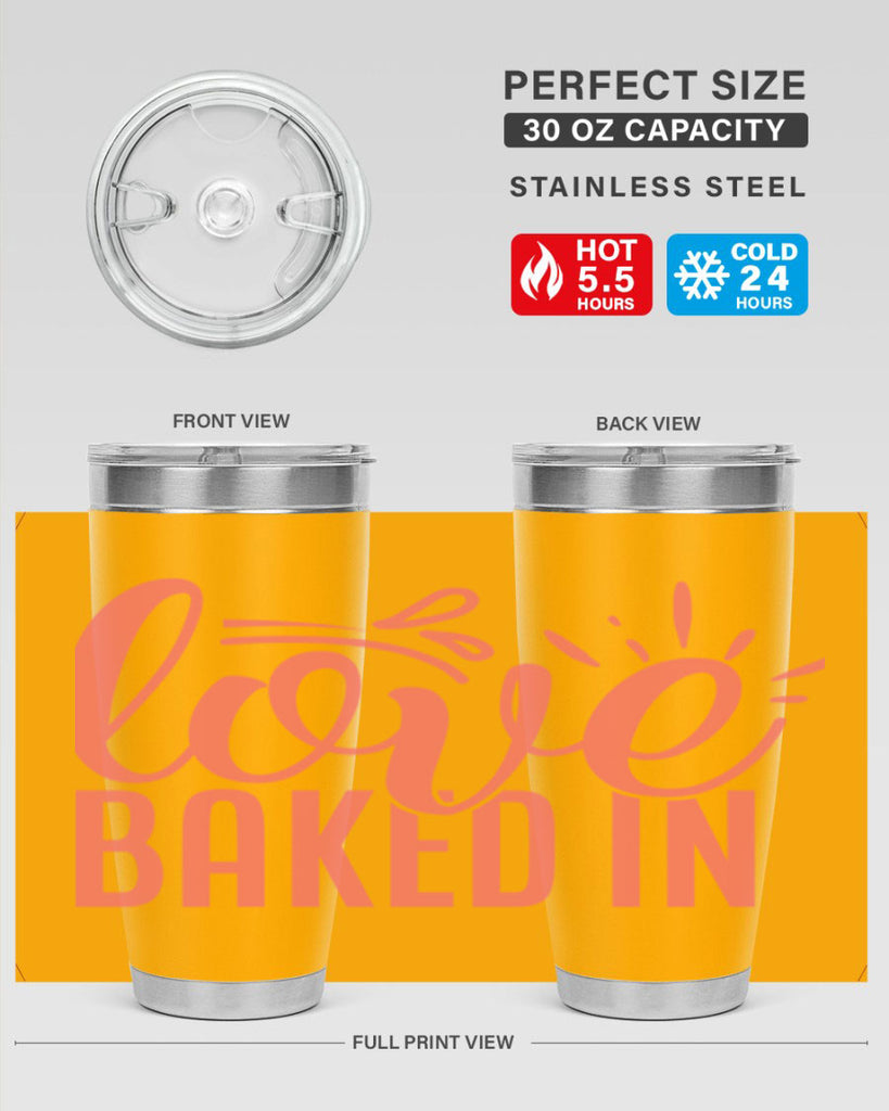 love baked in 13#- kitchen- Tumbler
