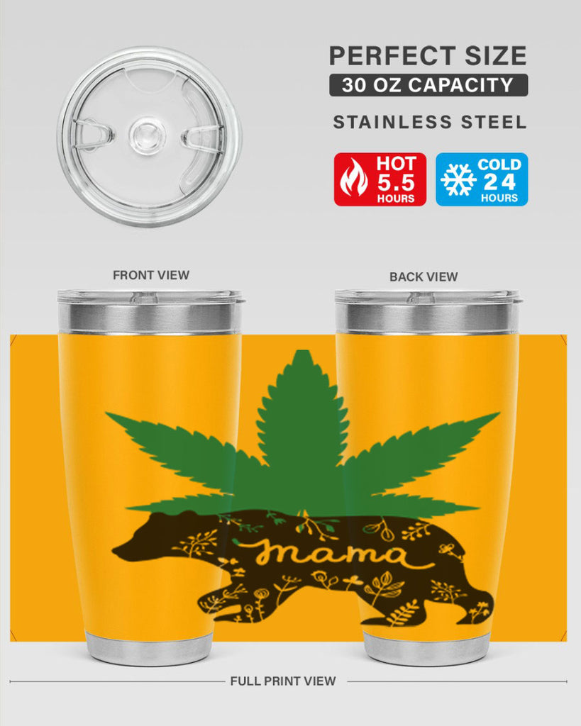 mama bear weed 196#- marijuana- Tumbler