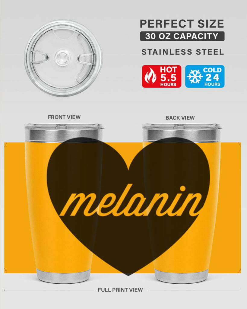 melanin loveheart 76#- black words phrases- Cotton Tank