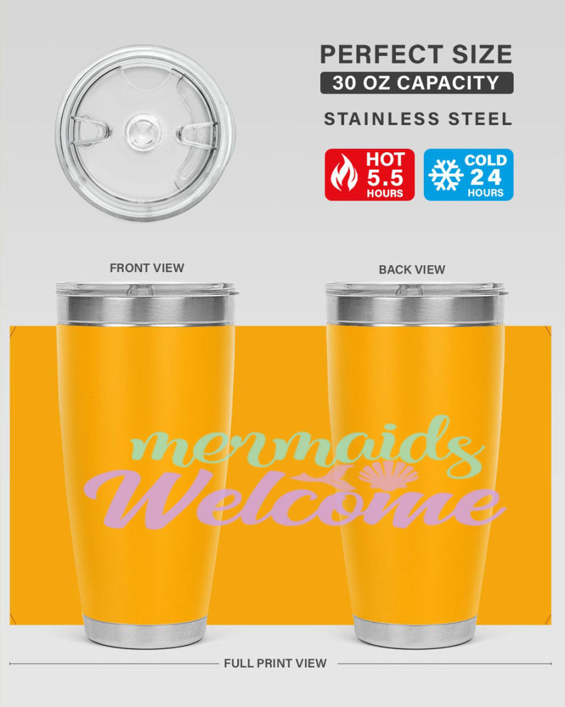 mermaids welcome 6#- mermaid- Tumbler