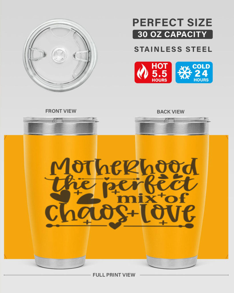 motherhood the perfect chas love 375#- mom- Tumbler