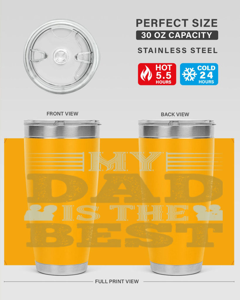 my dad is the best 180#- fathers day- Tumbler