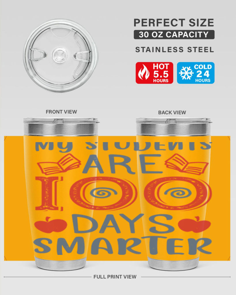 my students are days smarter 7#- 100 days of school- Tumbler