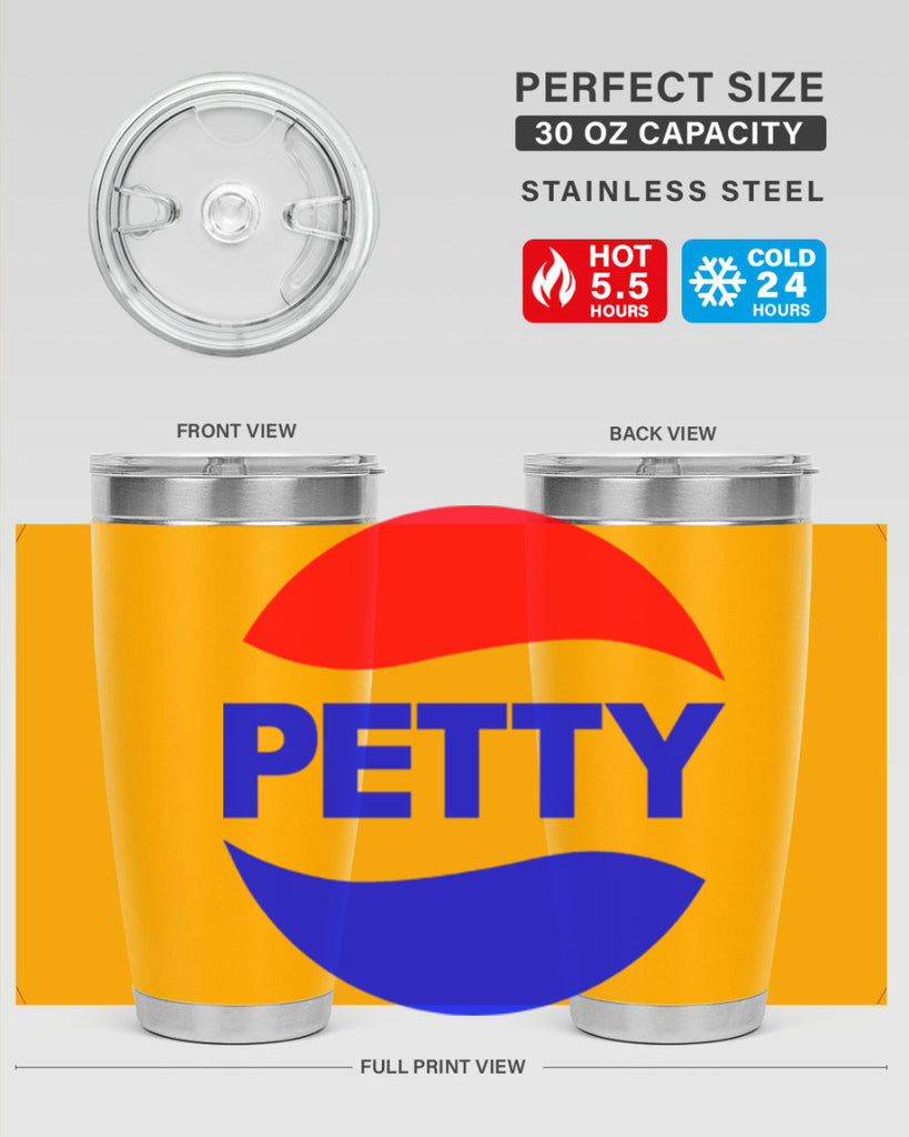 petty  pepsi 54#- black words phrases- Cotton Tank