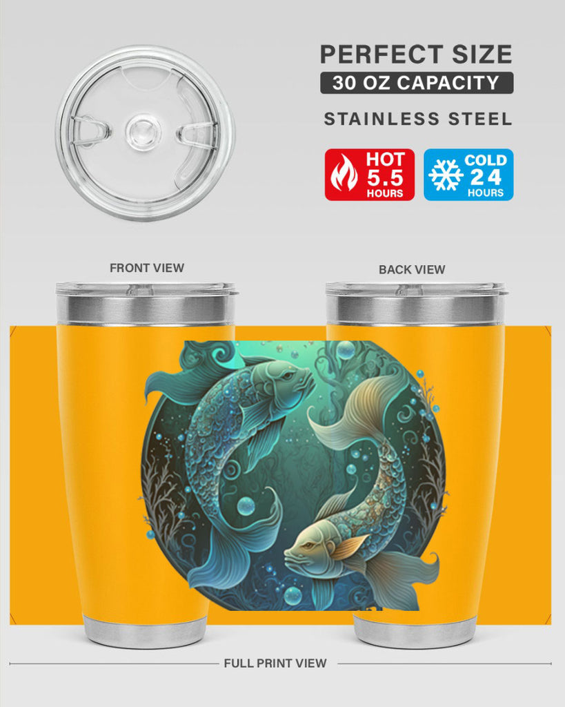 pisces 364#- zodiac- Tumbler