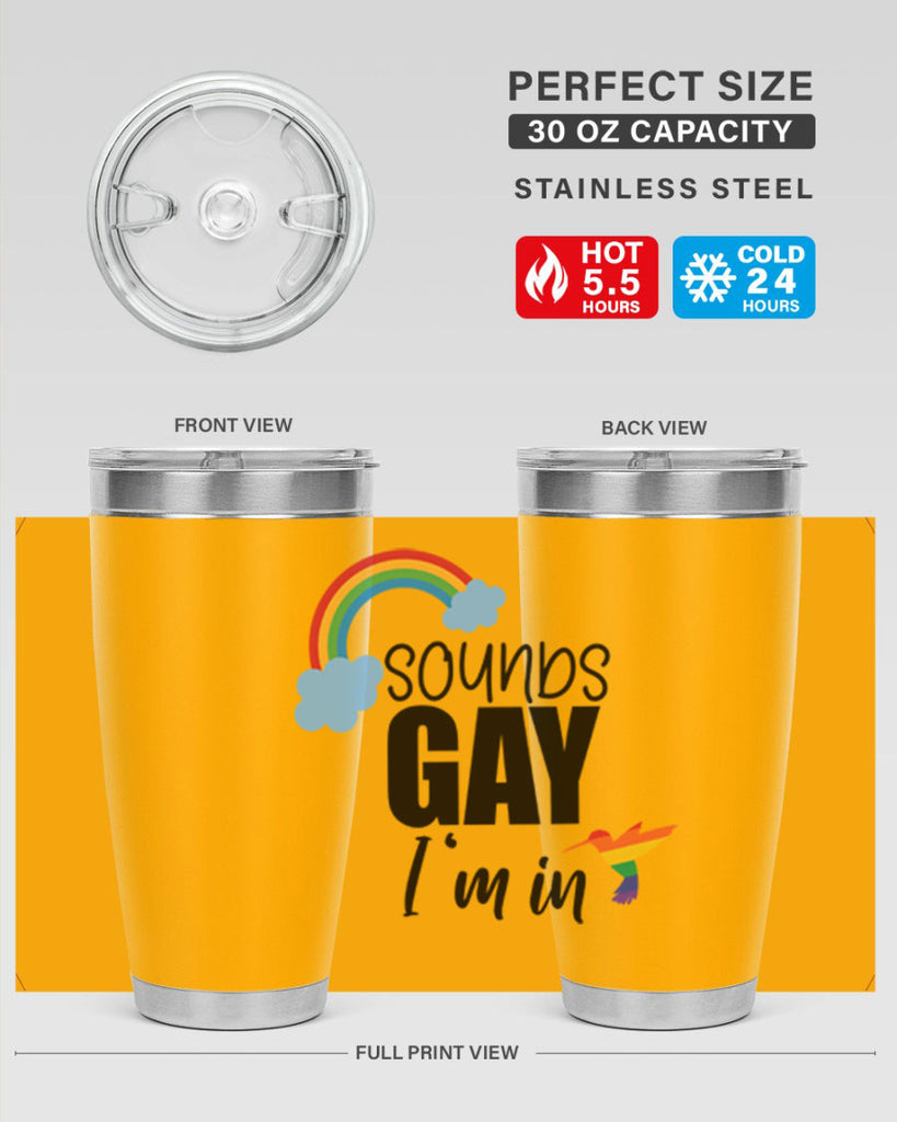 pride sound 45#- lgbt- Tumbler