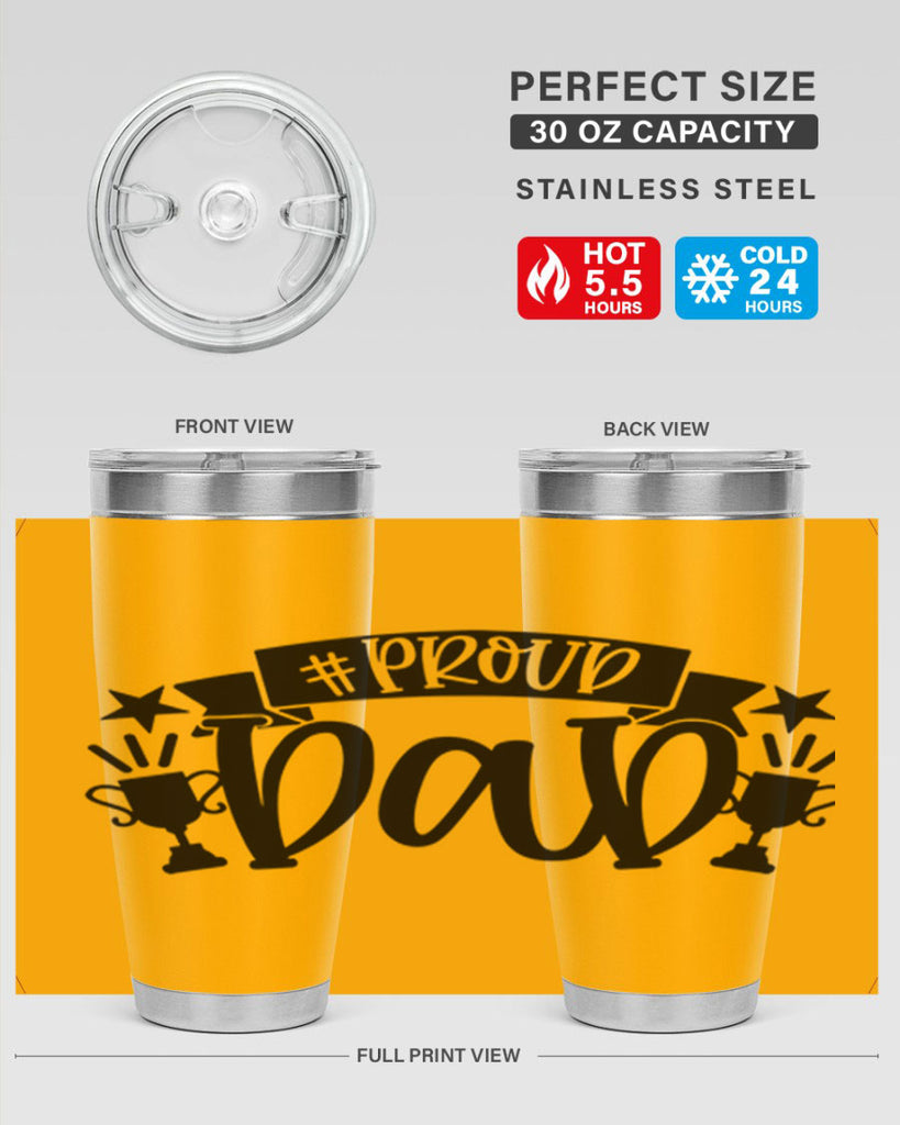 proud dad 75#- fathers day- Tumbler