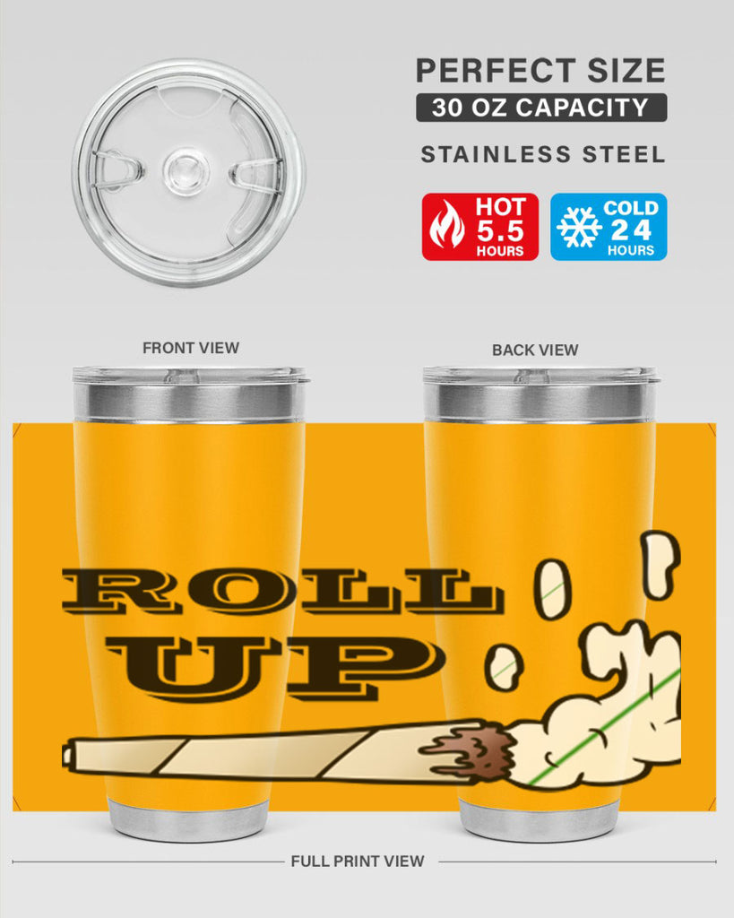 roll up 229#- marijuana- Tumbler