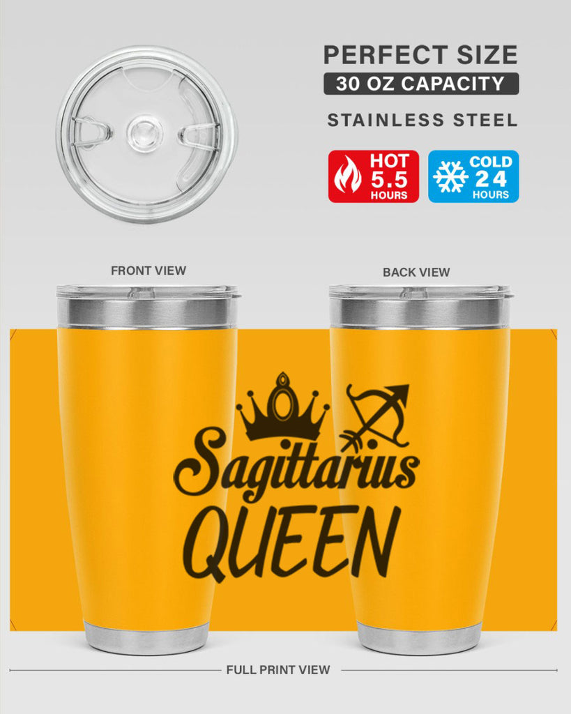 sagittarius queen 412#- zodiac- Tumbler