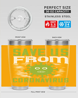 save us from coronavirus Style 25#- corona virus- Cotton Tank