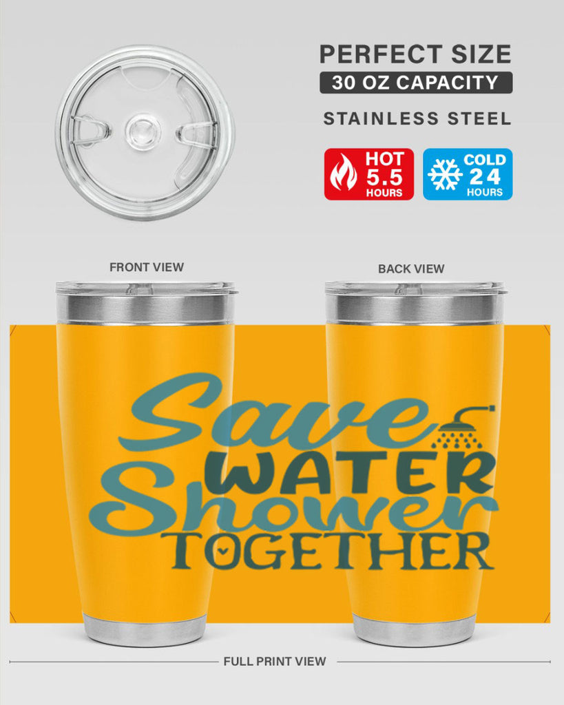 save water shower together 60#- bathroom- Tumbler