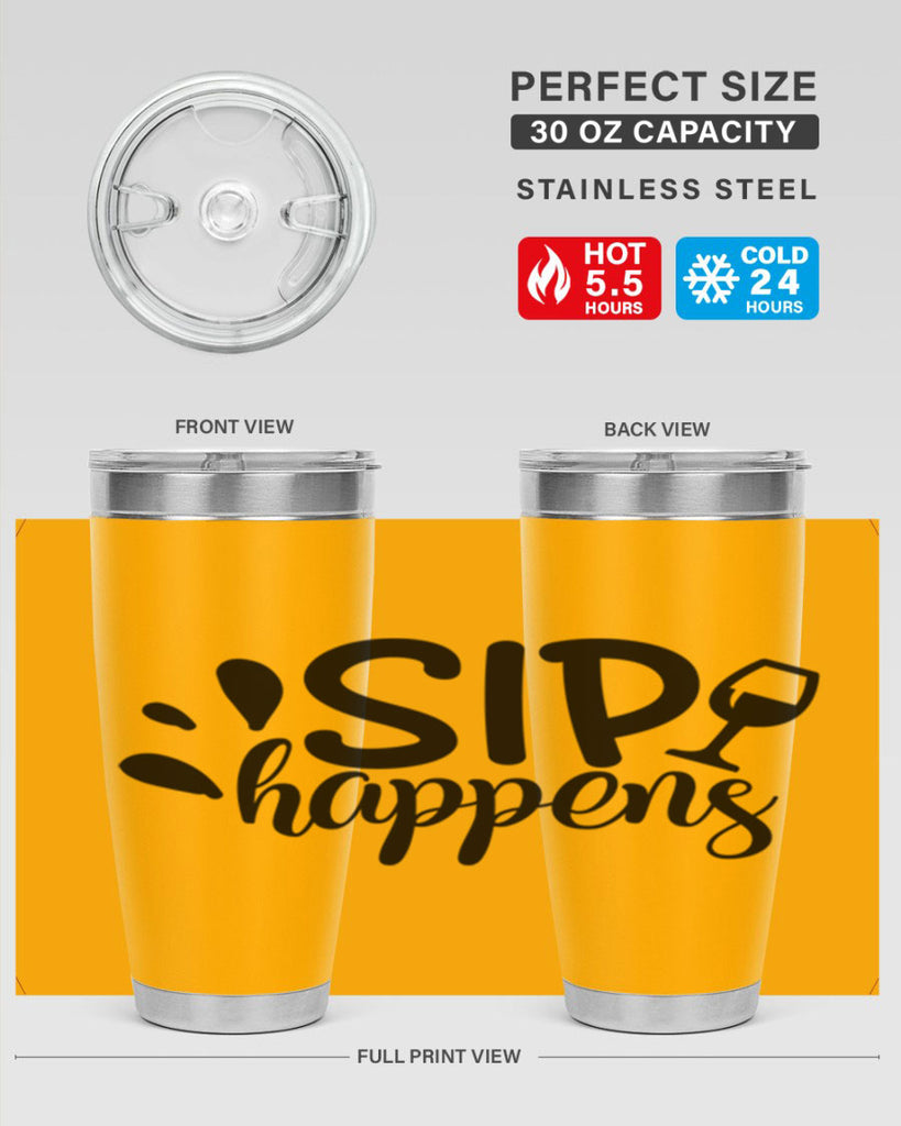 sip happens 162#- wine- Tumbler