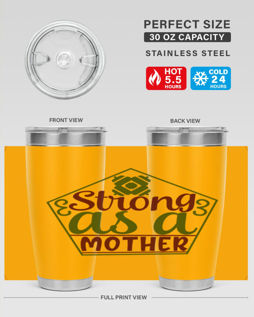 strong as a mother 14#- gym- Tumbler