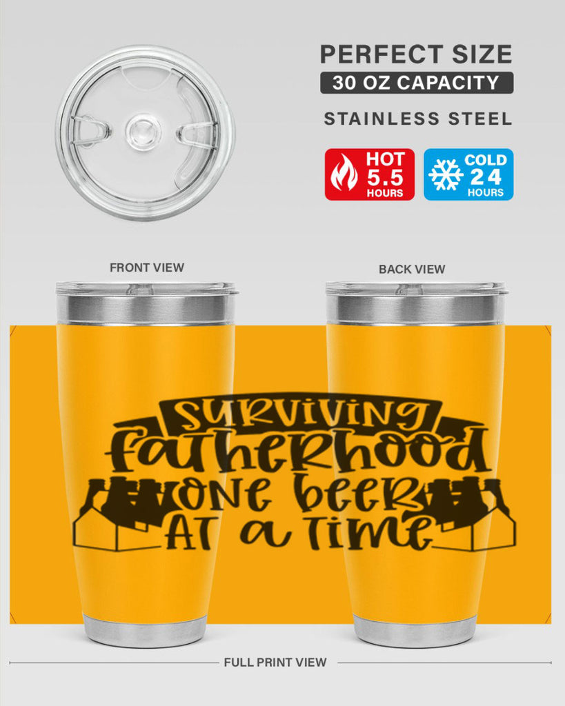 surviving fatherhood one beer at a time 19#- fathers day- Tumbler