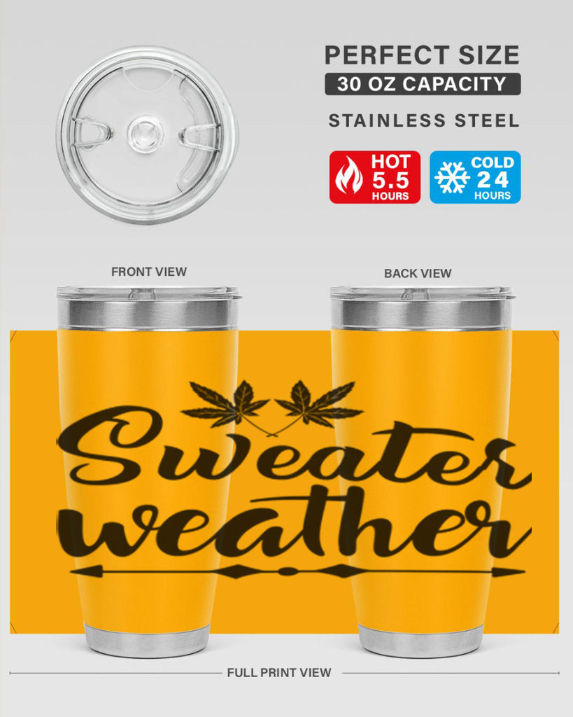 sweater weather 581#- fall- Tumbler