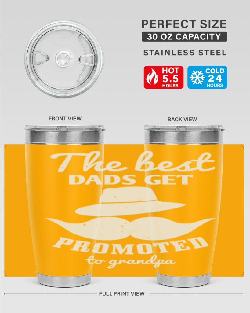 the best dads get promoted 164#- fathers day- Tumbler
