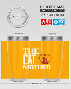 the cat mother Style 117#- cat- Tumbler