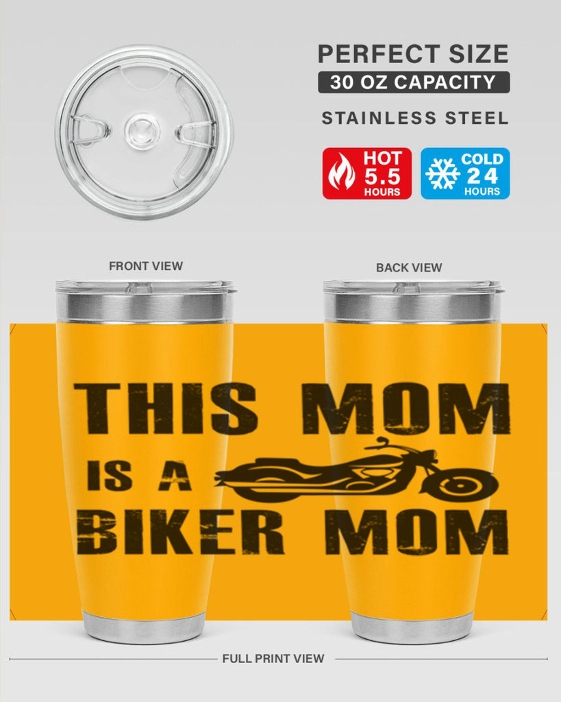 this mom is a biker mom 35#- mom- Tumbler